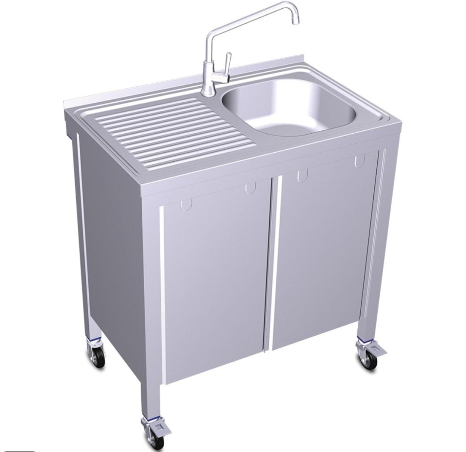 FREGADERO PORTÁTIL INOX FRICOSMOS