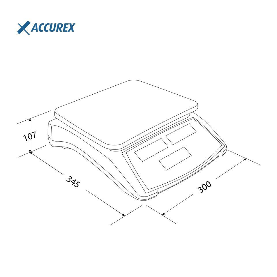 BALANZA GRAM MOD  ACCUREX DSX CUENTA PIEZAS