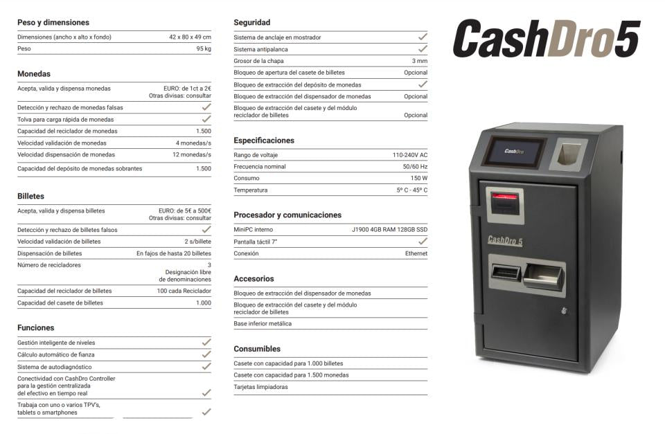 CAJON INTELIGENTE CASHDRO 5