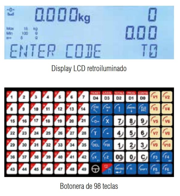 BALANZA EPELSA MOD  JUPITER 20I MOSTRADOR TICKET