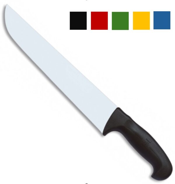 CUCHILLO TIPO CARNICERO CON MANGO DE INYECCION