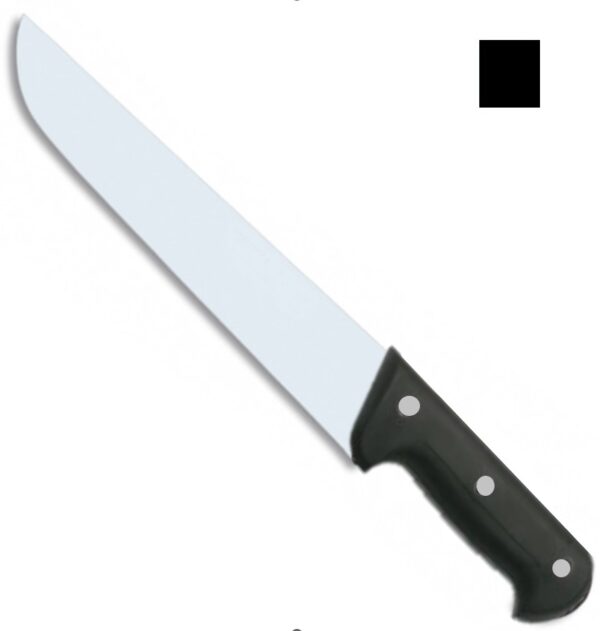 CUCHILLO TIPO CARNICERO CON MANGO POM