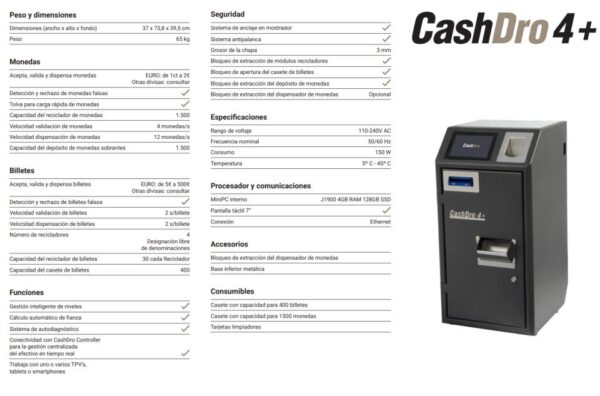 CAJON INTELIGENTE CASHDRO 4